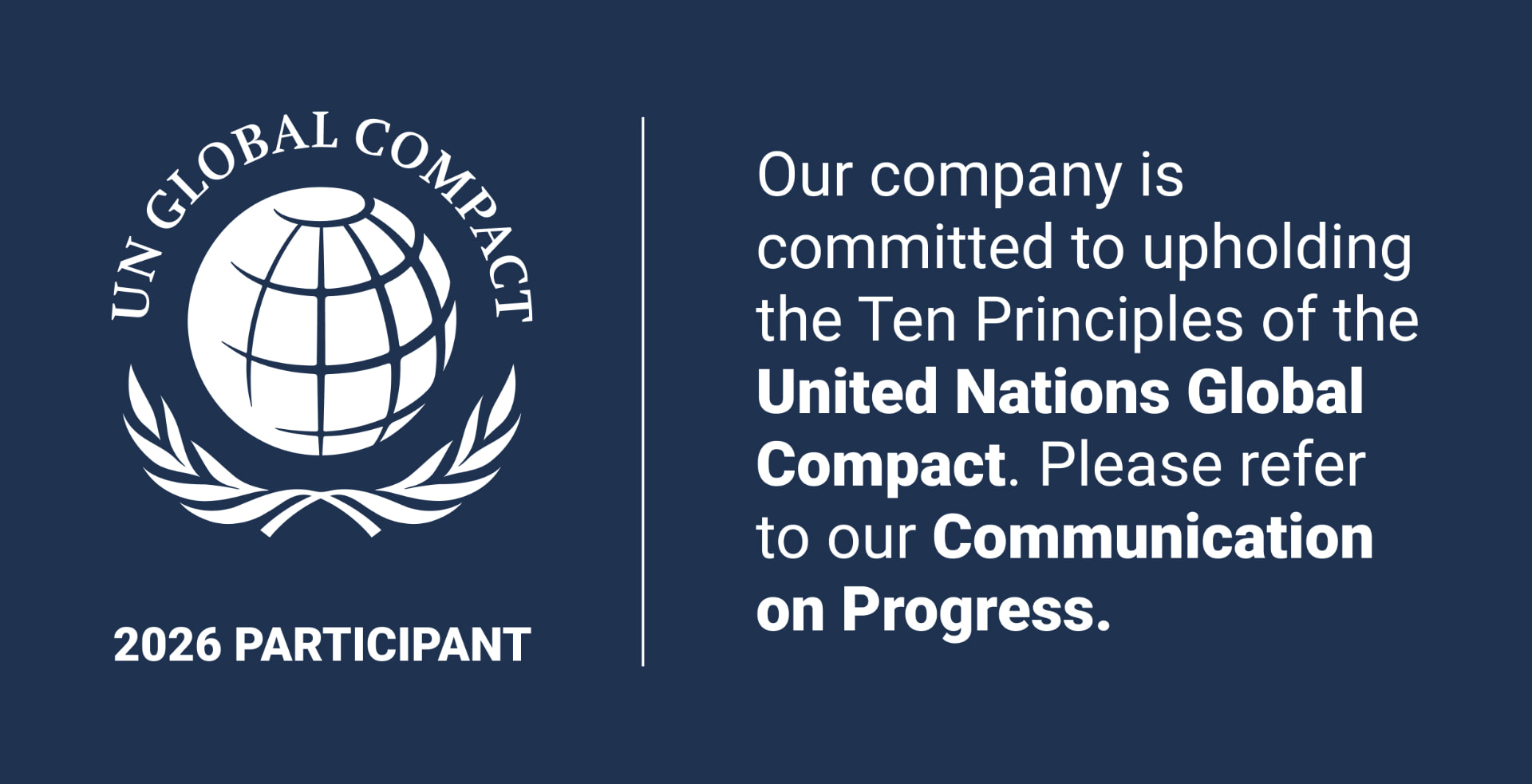 UN Global Compact 2026 Participant